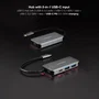 Nanocable Hub USB-C 5 en 1 Gris 15cm 10.16.1005